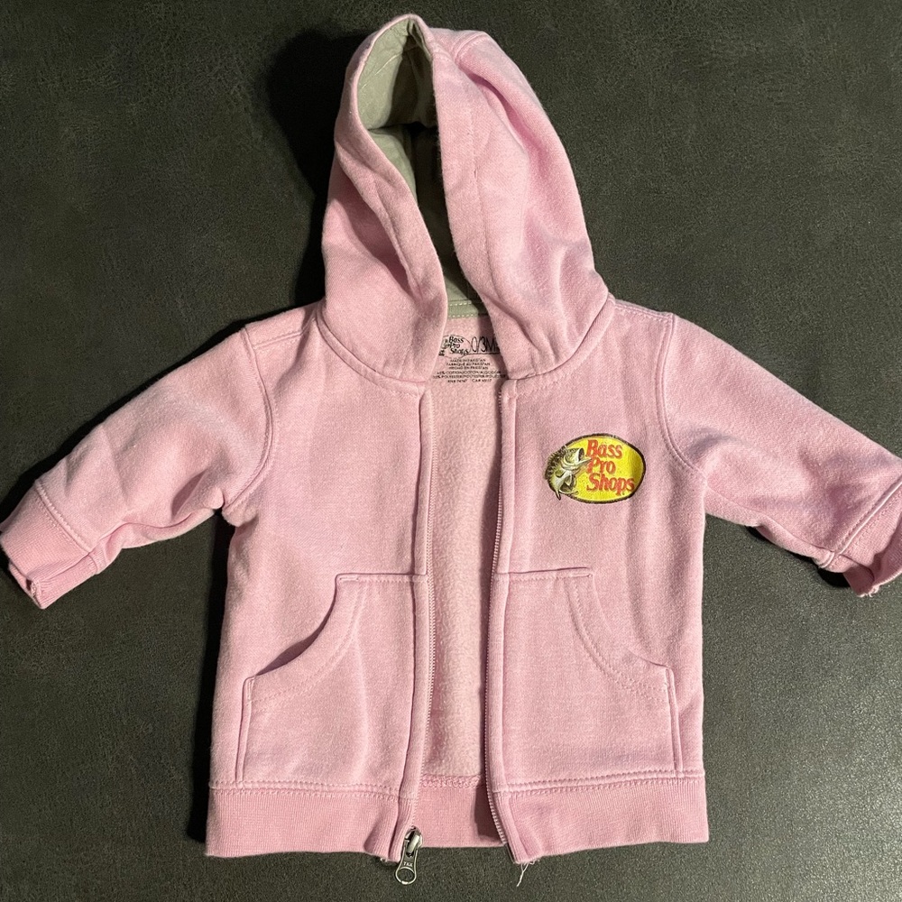 NWOT baby girl bass pro jacket!